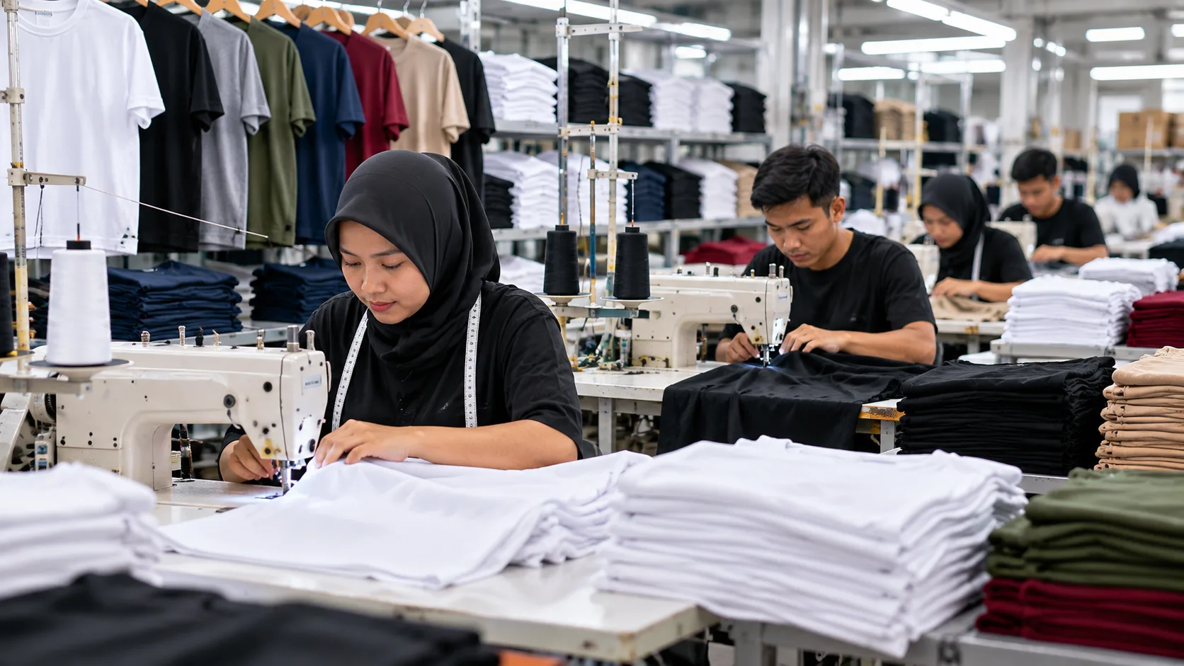 Konveksi Kaos Polos Jakarta Selatan untuk Bisnis Apparel