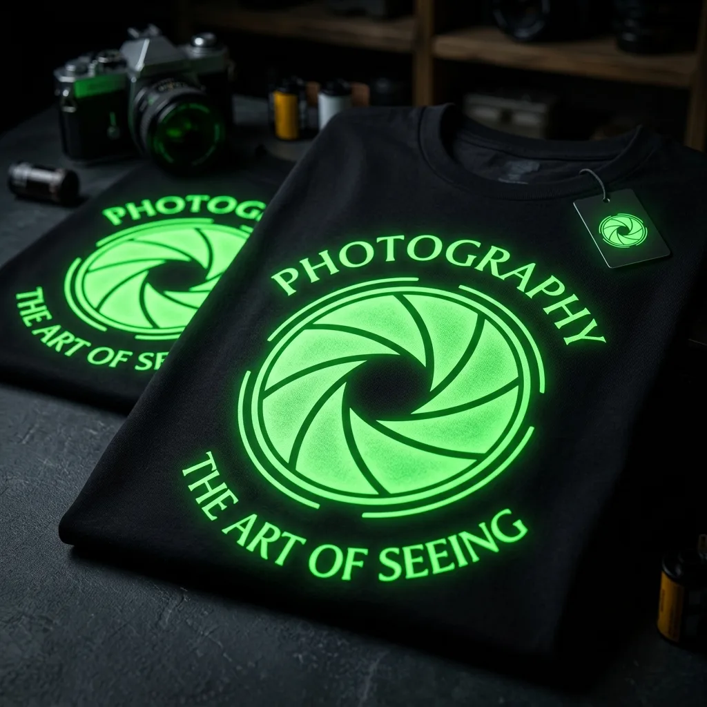 Jasa Sablon Kaos Glow In The Dark