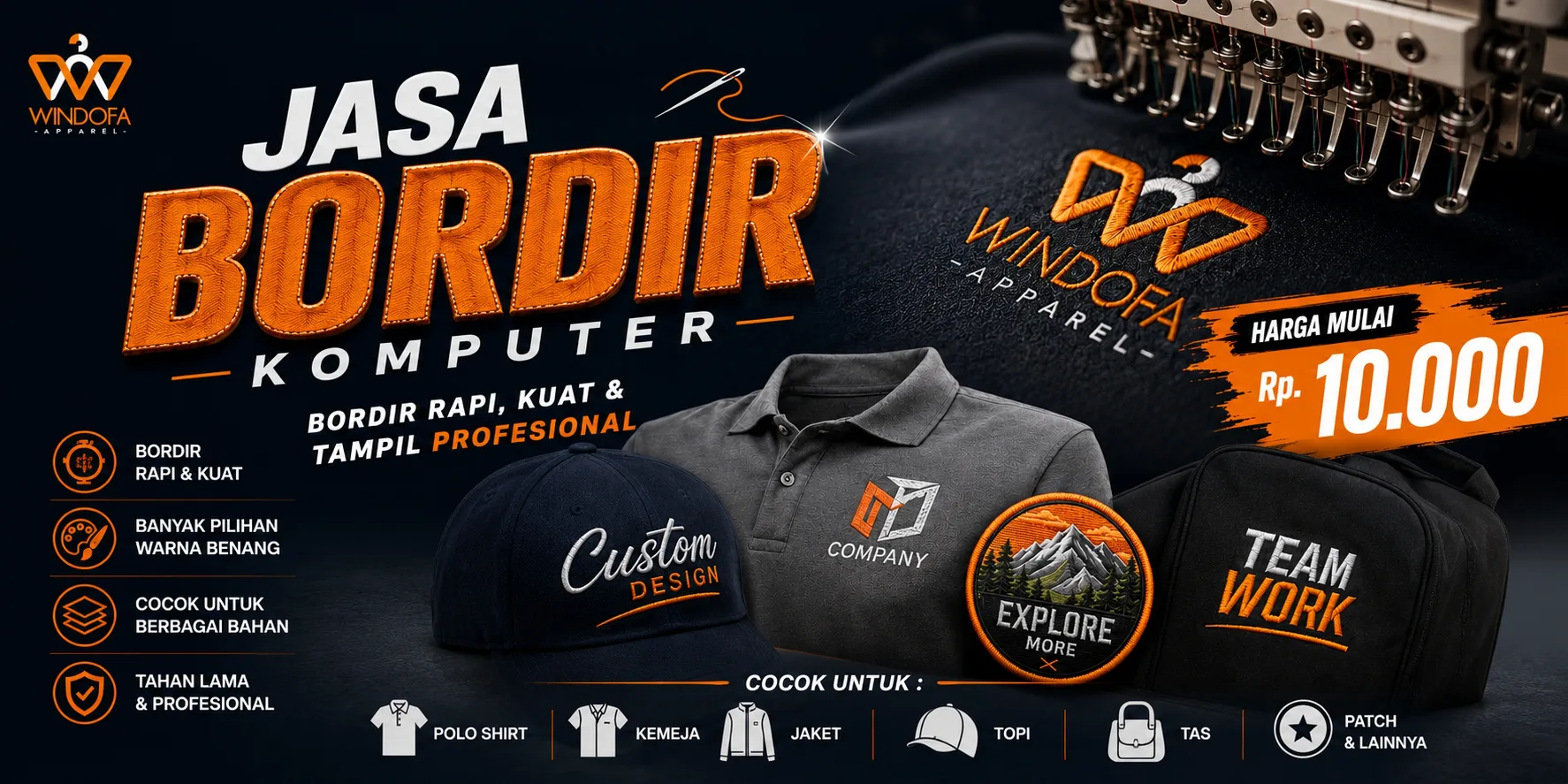 Jasa Bordir