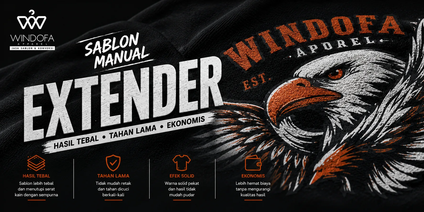 Jasa Sablon Extender
