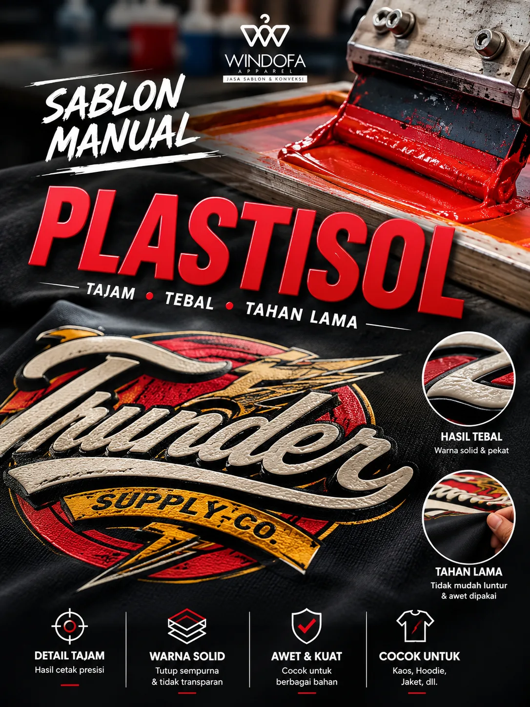 Jasa Sablon Plastisol