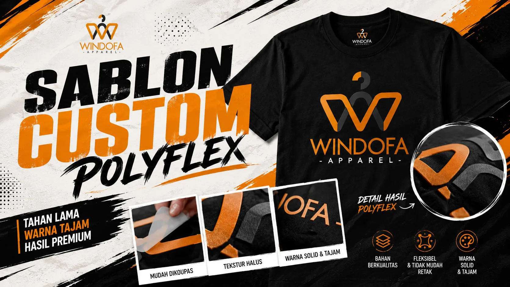 Jasa Sablon Polyflex